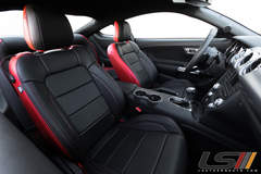 2017 Mustang GT Leather Interior By LeatherSeats.com