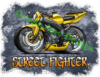 Street Fighter sportbike art design