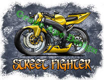 Street Fighter sportbike art design