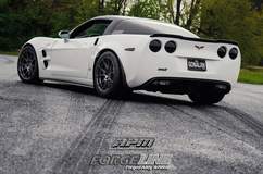 Fran's Race Proven Motorsports C6 Corvette ZR1 on Forgeline One Piece Forged Monoblock GA1R Wheels