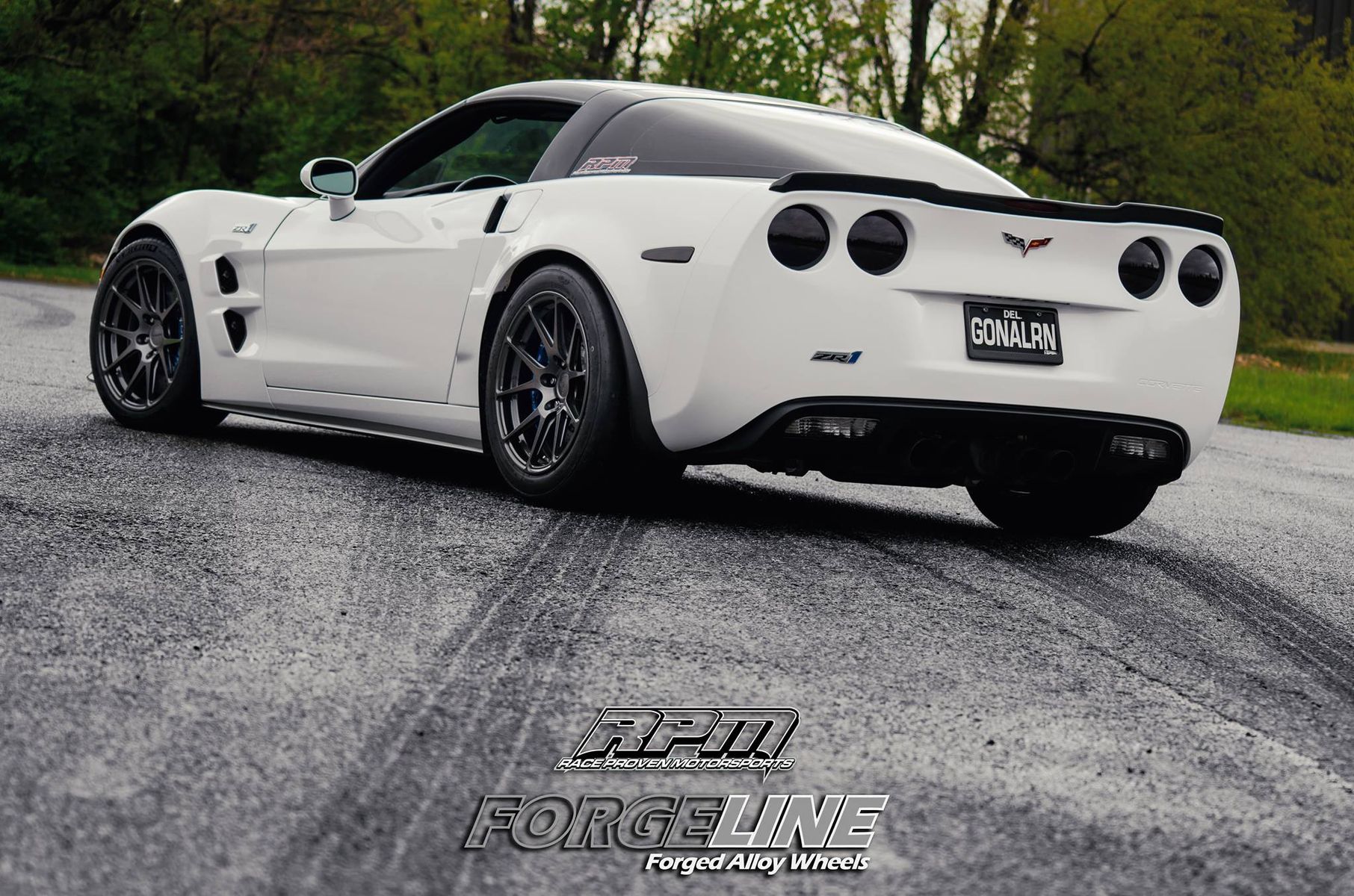 Fran's Race Proven Motorsports C6 Corvette ZR1 on Forgeline One Piece ...