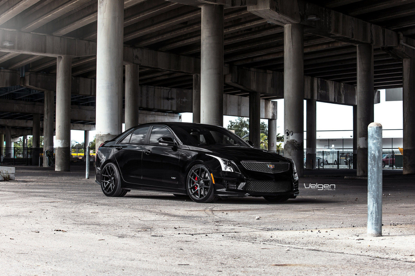 Cadillac ATS-V on Velgen Wheels VMB5 Gloss Black 19x9 & 19x10.5