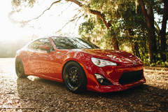 Firestorm Red Scion FRS - CCW Classic 3 Piece Forged Wheels