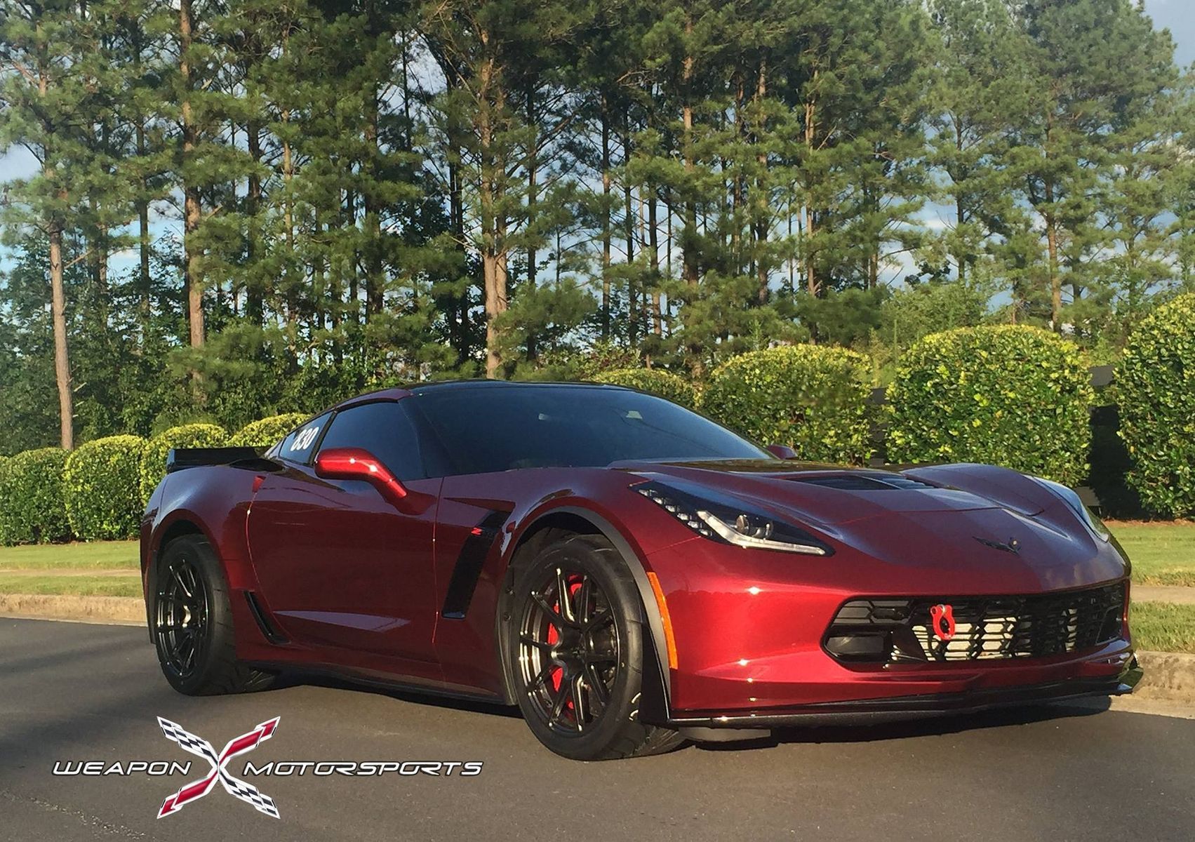 2016 Chevrolet Corvette Z06 | Eric Fleming's C7 Corvette Z06 on Forgeline One Piece Forged Monoblock GA1R Open Lug Cap Edition Wheels