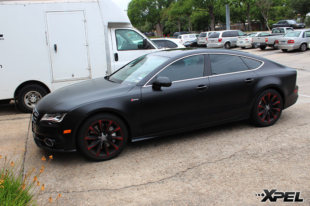  Audi A7 | Audi A7 fully wrapped in XPEL STEALTH matte-finish paint protection film
