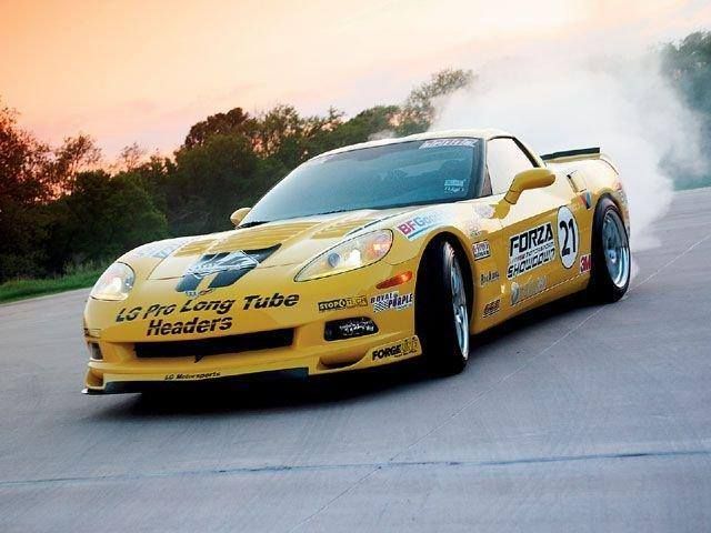 2007 Chevrolet Corsica | LG Motorsports Forza Showdown Corvette on Forgeline ZX3R Wheels