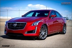 Cadillac CTS V-Sport on Forgeline SE1 One Piece Forged Monoblock Wheels