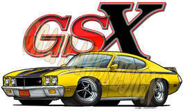 Buick Skylark GSX art design