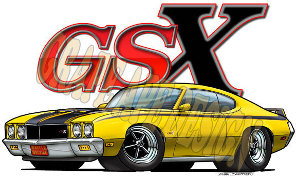 1970 Buick Skylark | Buick Skylark GSX art design