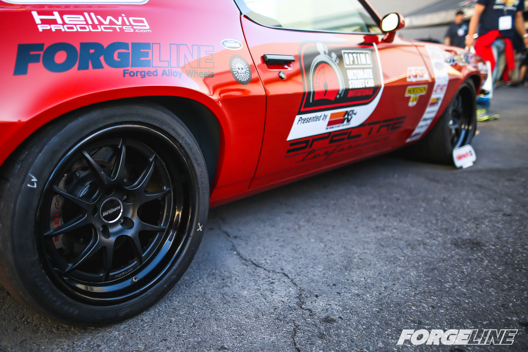 1973 Chevrolet Camaro | Mary Pozzi's '73 Camaro on Forgeline GA3 Wheels at the 2015 SEMA Show