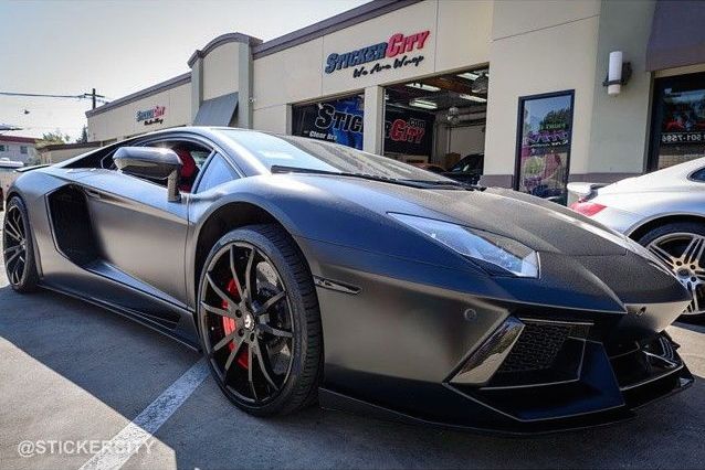 Lamborghini Aventador | XPEL STEALTH matte finish self-healing clear bra