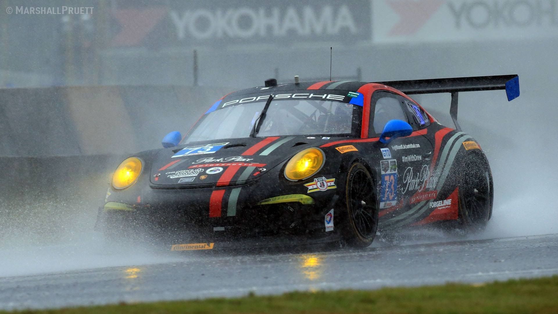 2015 Porsche 911 | Park Place Motorsports #73 Porsche Wins Petit Le Mans on Forgeline One Piece Forged Monoblock GTD1 Wheels