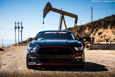2015 Ford Mustang | 2015 Ford Mustang Fitted With 22 Inch BD-2’s in Silver With Polished Face