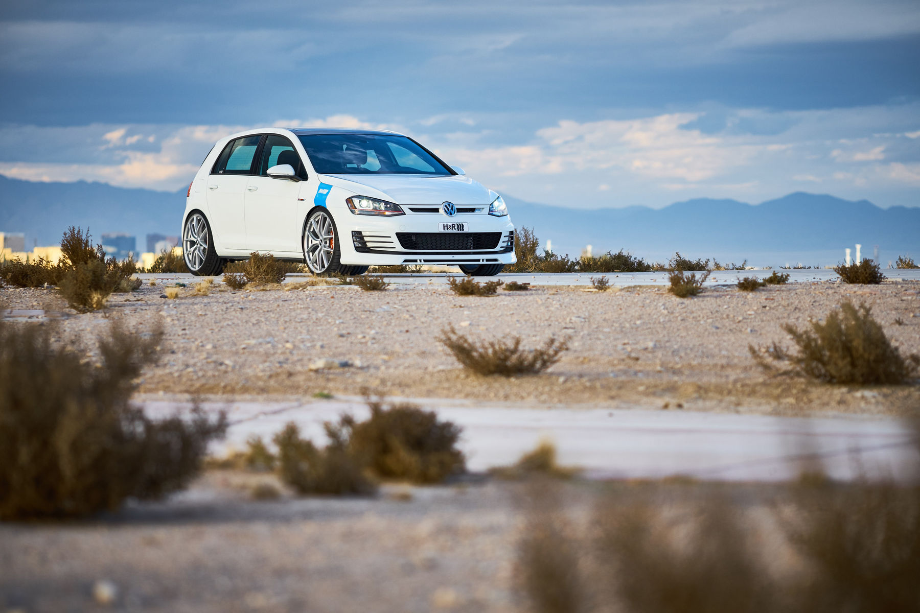 2016 Volkswagen Golf | H&R 2016 Golf GTI - Front Angle