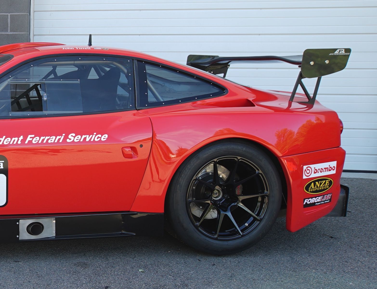 2000 Ferrari 550 | Ferrari 550 Maranello on Forgeline GA1R Open Lug Wheels