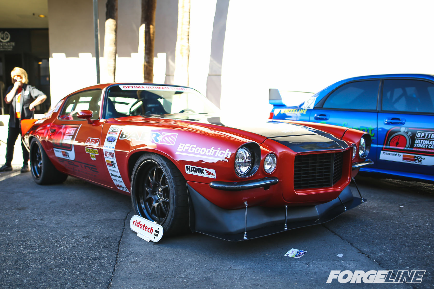 1973 Chevrolet Camaro | Mary Pozzi's '73 Camaro on Forgeline GA3 Wheels at the 2015 SEMA Show