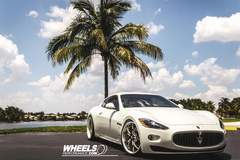 OUR CLIENT'S MASERATI GRAN TURISMO WITH 21/22" FORGIATO GTR WHEELS
