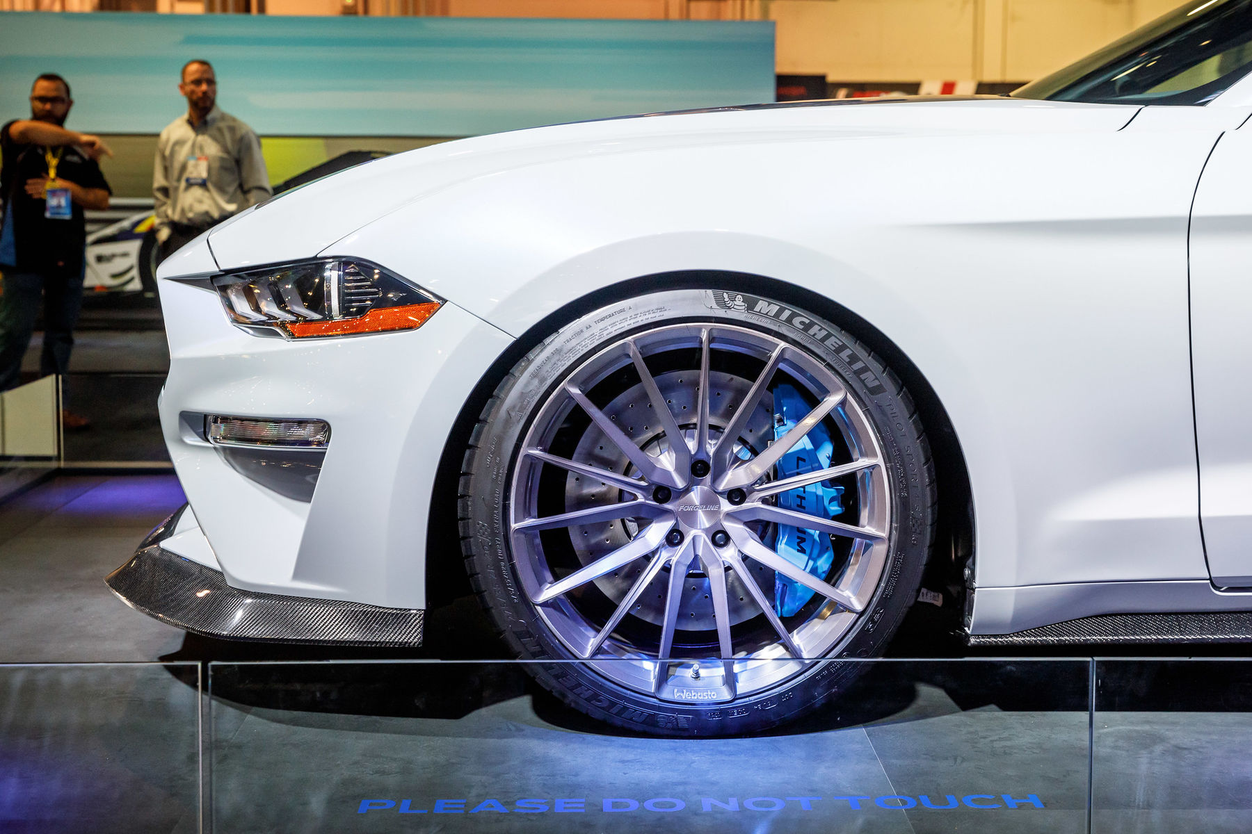 2020 Ford Mustang | Webasto Eletric Ford Mustang Debuts at SEMA Show on Forgeline One Piece Forged Monoblock NW102 Wheels