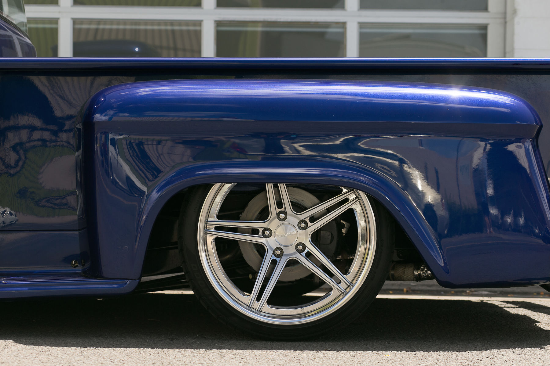 1957 Chevrolet C-10 | Esmond Takeshita's '57 Chevy C-10 Truck on Forgeline SC3C Concave Wheels