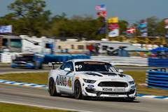 Jade Buford on the Pole at Sebring in the #60 Kohr Motorsportsord Mustang GT4 on Forgeline One Piece Forged Monoblock GS1R Wheels