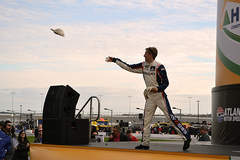 Garrett Throws Hats Out To The Race Fans