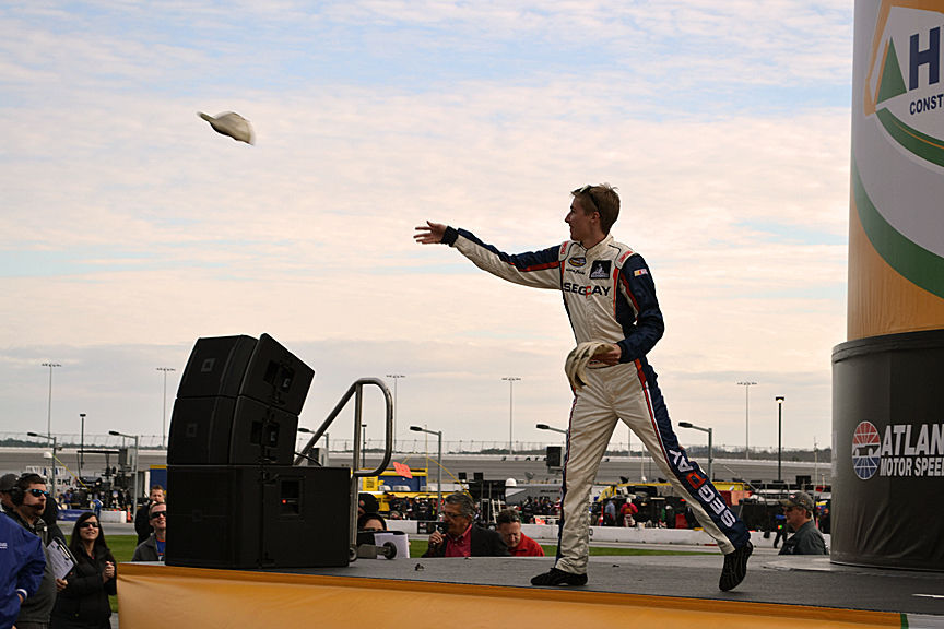 2015 Chevrolet Silverado 1500 | Garrett Throws Hats Out To The Race Fans