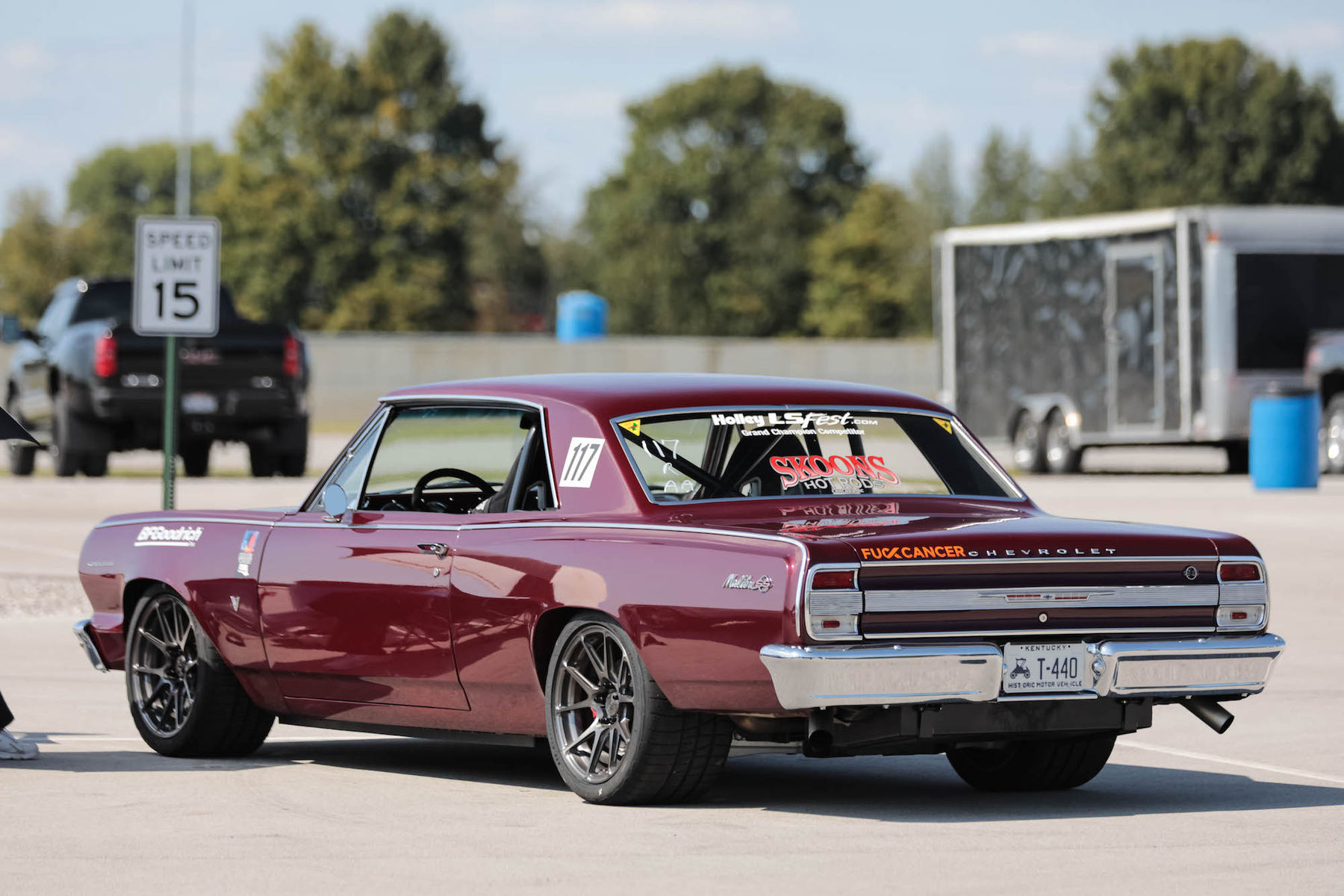1964 Chevrolet Chevelle | John Crouse's Skoons Hot Rods '64 Chevelle SS on Forgeline One Piece Forged Monoblock GA1R Open Lug Wheels