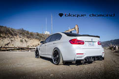 2016 BMW M3 Fitted With 20 Inch BD-23’s in Black w/ Chrome SS Lip