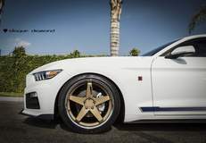2015 Ford Mustang Roush Fitted With 20 Inch BD-21’s in Bronze with Chrome SS Lip
