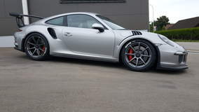 Horag Hotz Racing Porsche 991 GT3 RS on Forgeline One PIece Forged Monoblock GE1R Wheels