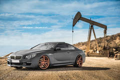 2015 BMW 640i Fitted With 20 Inch BD-8’s in Rose Gold