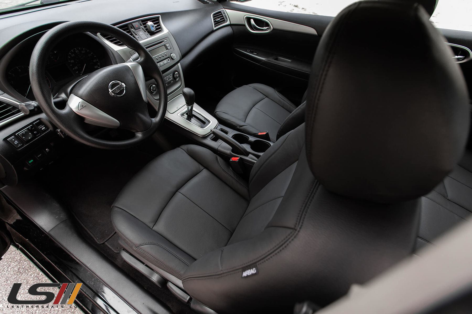 2014 Nissan Sentra | 2014 Nissan Sentra Interior By LeatherSeats.com