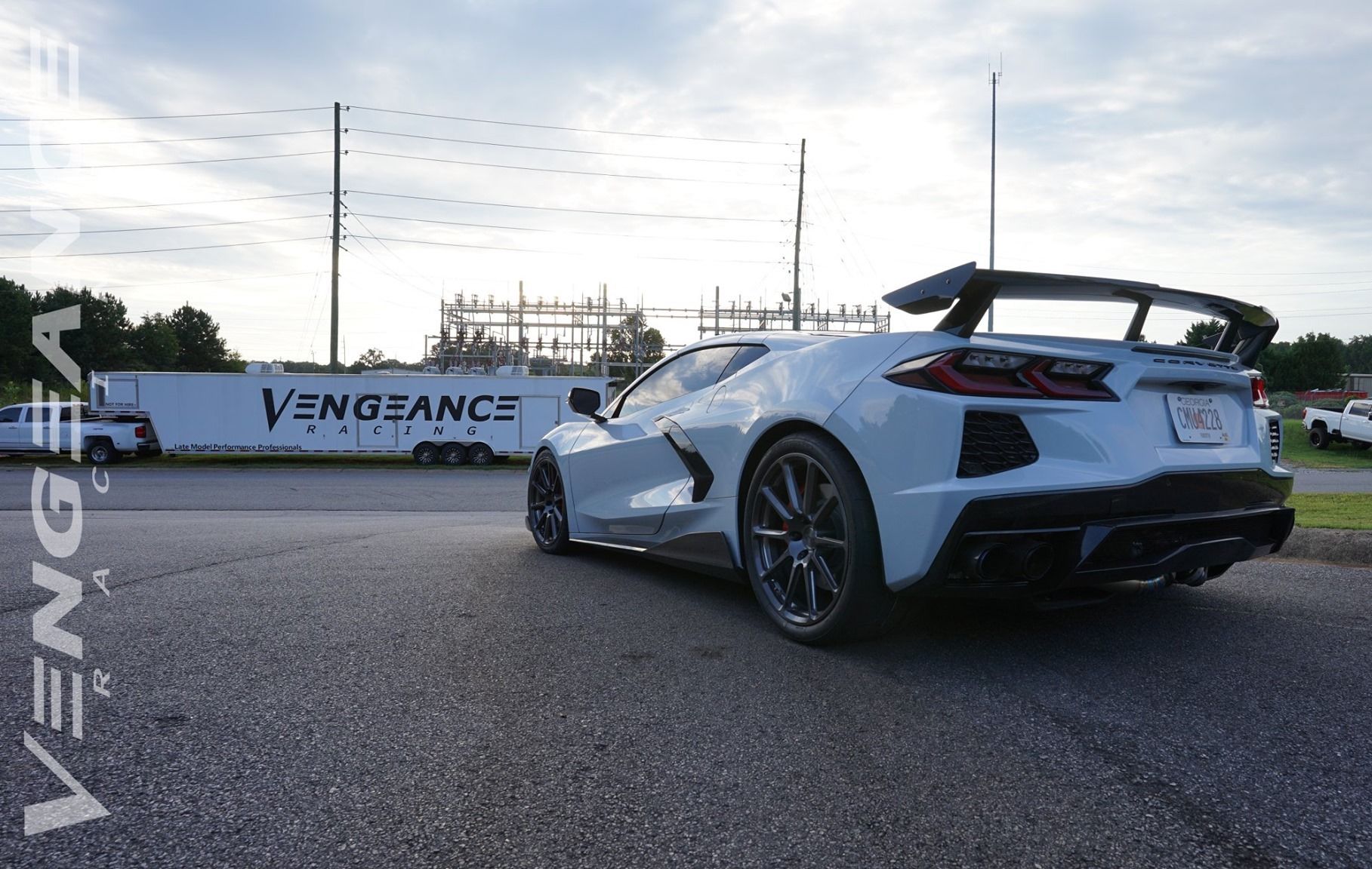 2020 Chevrolet Corvette | Vengeance Racing's Twin Turbo Chevrolet C8 Corvette on Forgeline One Piece Forged Monoblock RB1 Wheels