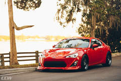 Firestorm Red Scion FRS - CCW Classic 3 Piece Forged Wheels