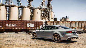 TAG Motorsports Nardo Grey RS7 on Bronze HRE