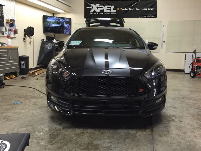 Ford Focus ST | XPEL STEALTH Satin-Finish clear bra installation