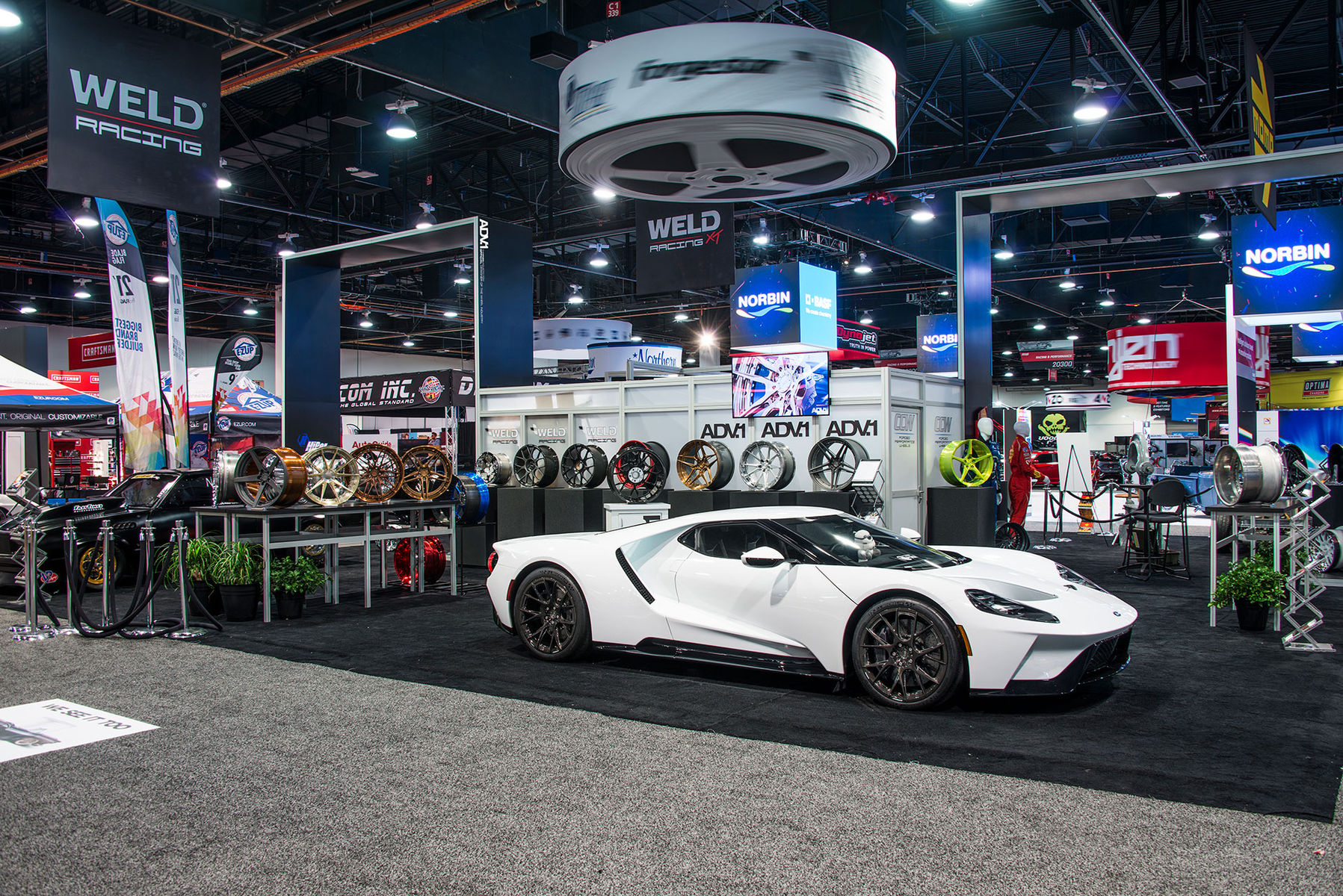 2018 Ford GT | ADV.1 SEMA Show - Ford GT with Carbon Fiber Wheels