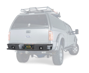 Warn ascent rear bumper
