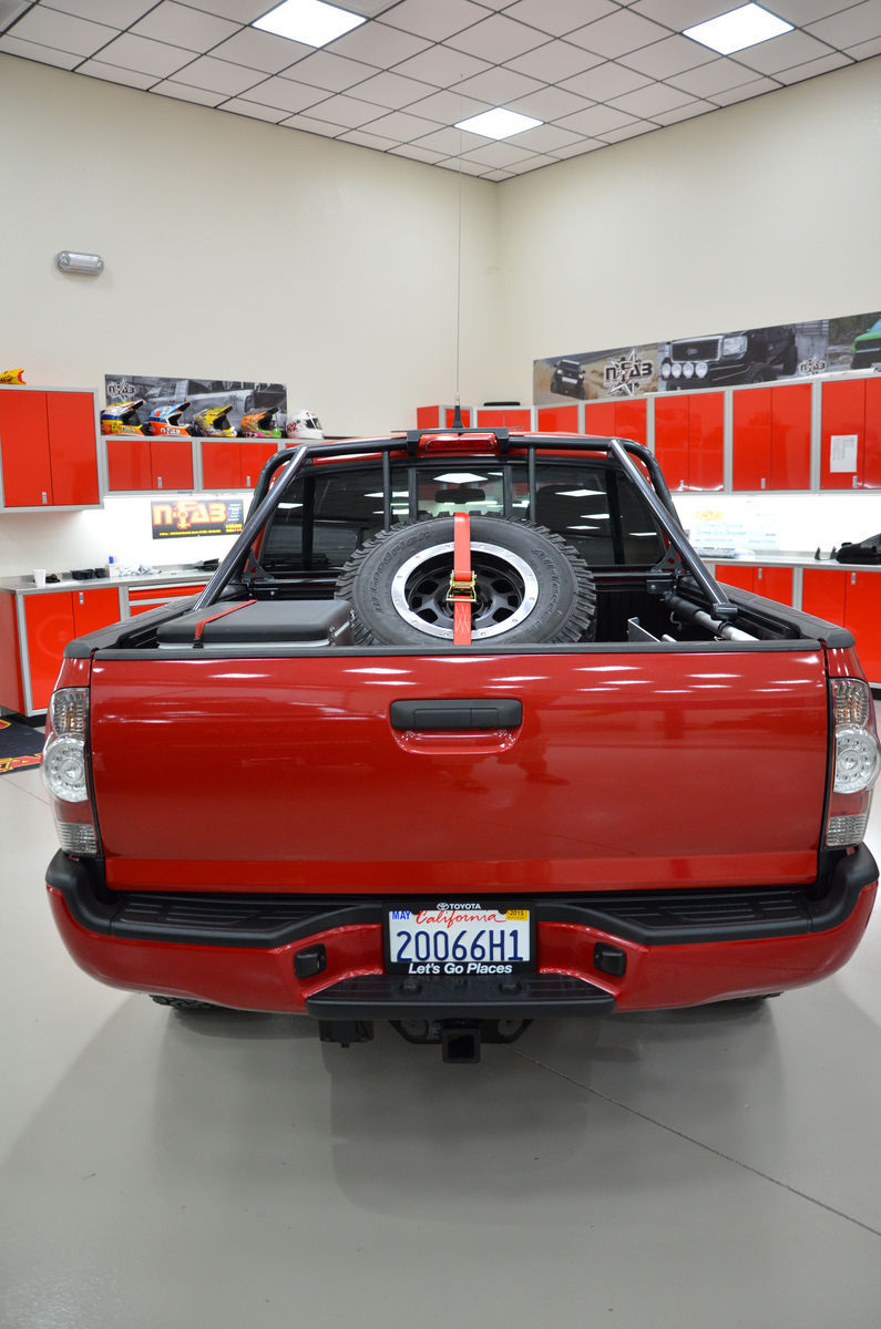 2014 Toyota Tacoma | N-FAB TRD PRO Build - Toyota Tacoma Tire Carrier Shot