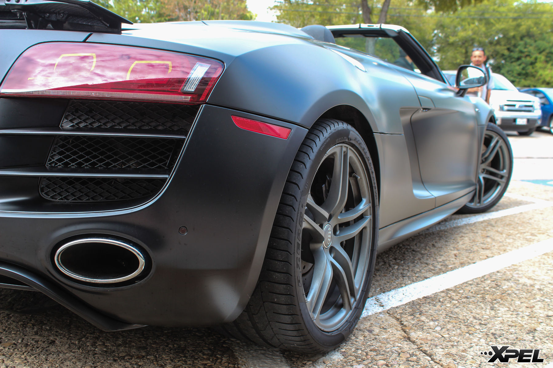 Audi R8 | Fully wrapped in XPEL STEALTH satin-finish paint protection film