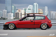 Ruff Racing R358's on '92 Honda Civic