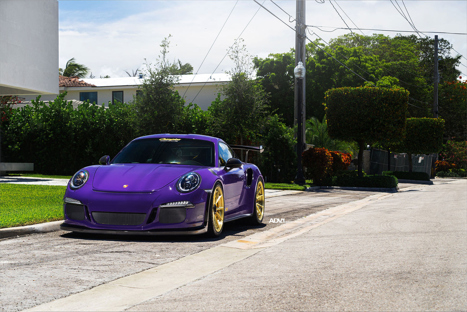 2017 Porsche 911 | ADV.1 Advanced Series | Purple Porsche GT3 RS