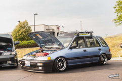 Ruff Racing R358's on '88 Honda Civic Wagon