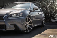 Lexus GS350 F-Sport rocking the 20" Zenetti Esquire Wheels - Side Wheel View