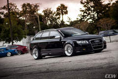 Black Audi S4 Avant Wagon - CCW Classic Polished 3 Piece Wheels