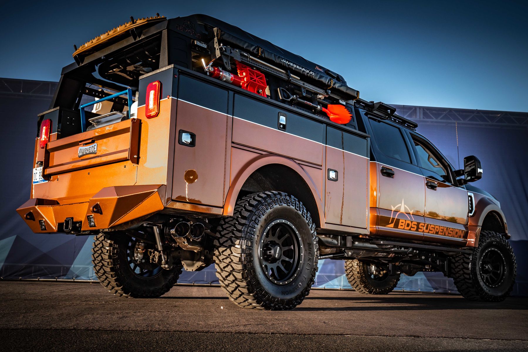 2020 Ford F-350 | 2020 Ford F-350 Crew Cab XLT FX4 by BDS Suspension - rear 3/4 shot