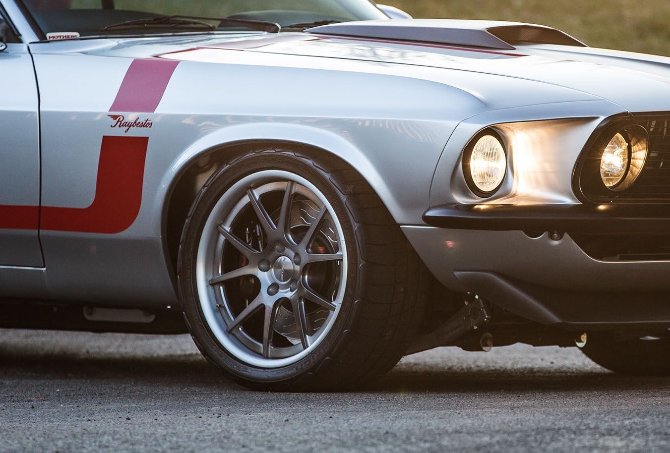 1969 Ford Mustang | Raybestos 1969 Mustang on Forgeline GA3C Concave Wheels