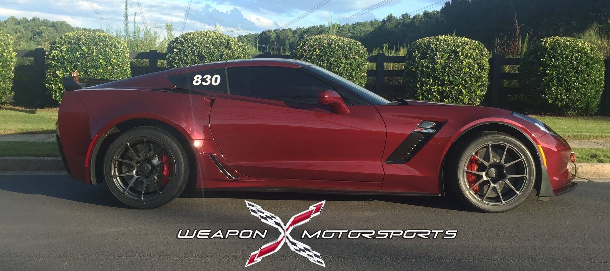 2016 Chevrolet Corvette Z06 | Eric Fleming's C7 Corvette Z06 on Forgeline One Piece Forged Monoblock GA1R Open Lug Cap Edition Wheels