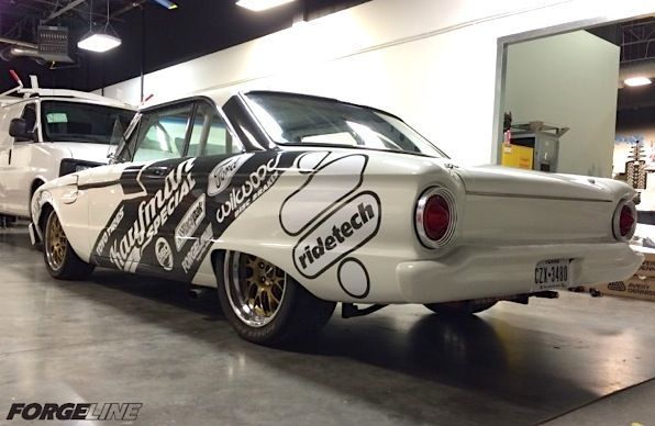 1963 Ford Falcon | Aaron Kaufman's '63 Ford Falcon on Forgeline GW3 Wheels - Rear Angled Shot