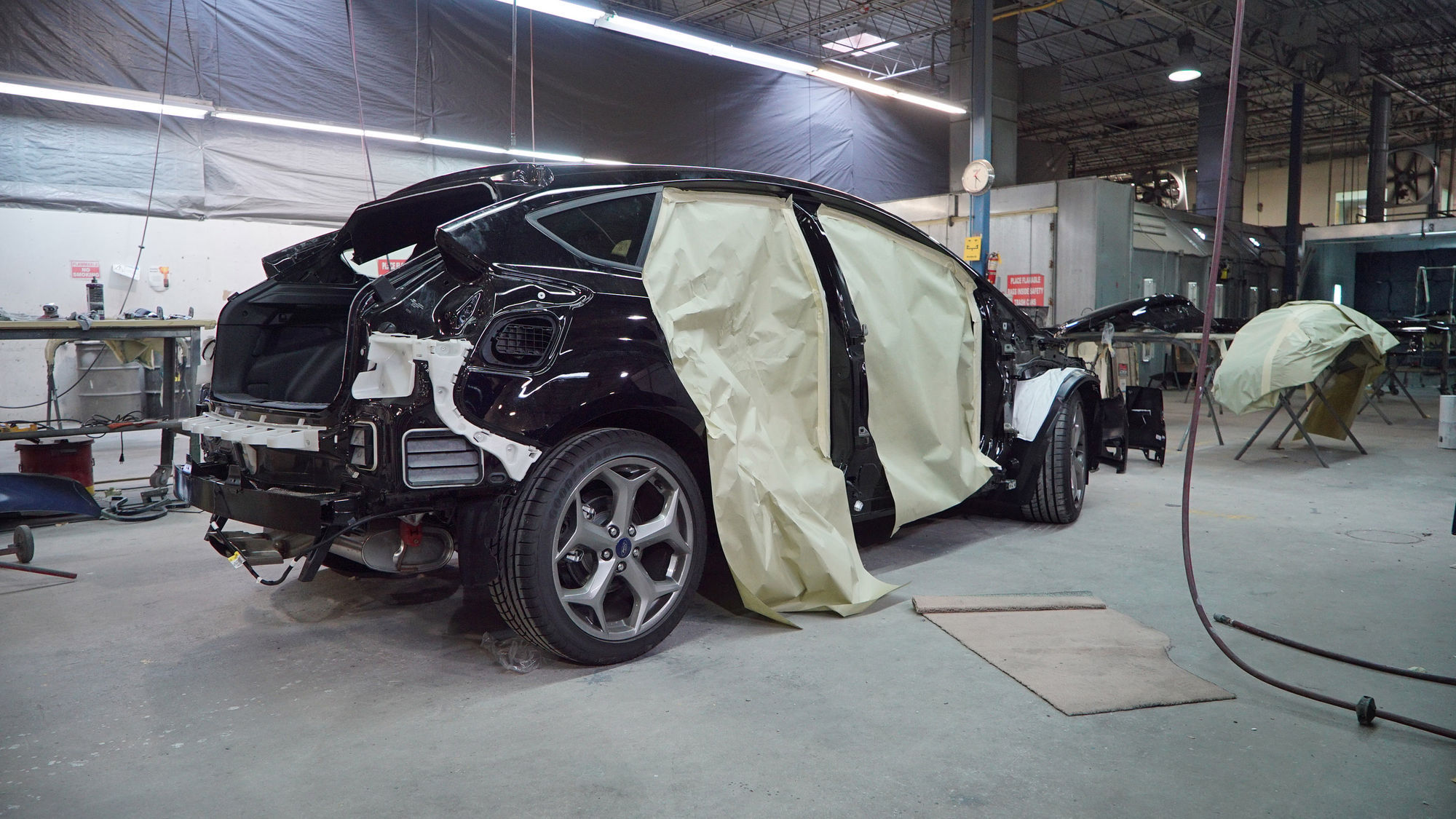 2016 Ford Focus ST | 2016 Ford Focus ST by Cinemotive Media - Preparing For Paint #FordSEMA